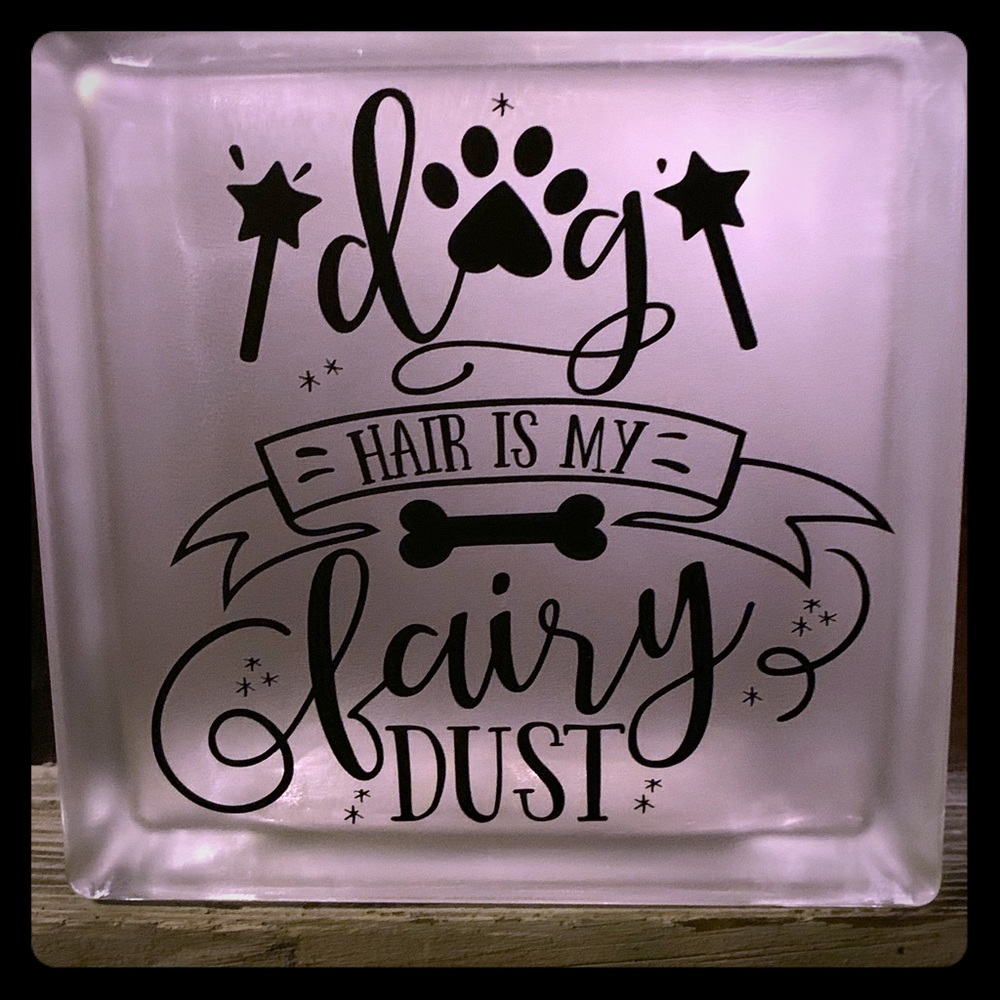 Dog Light Block! Custom made.  Comes with lights!